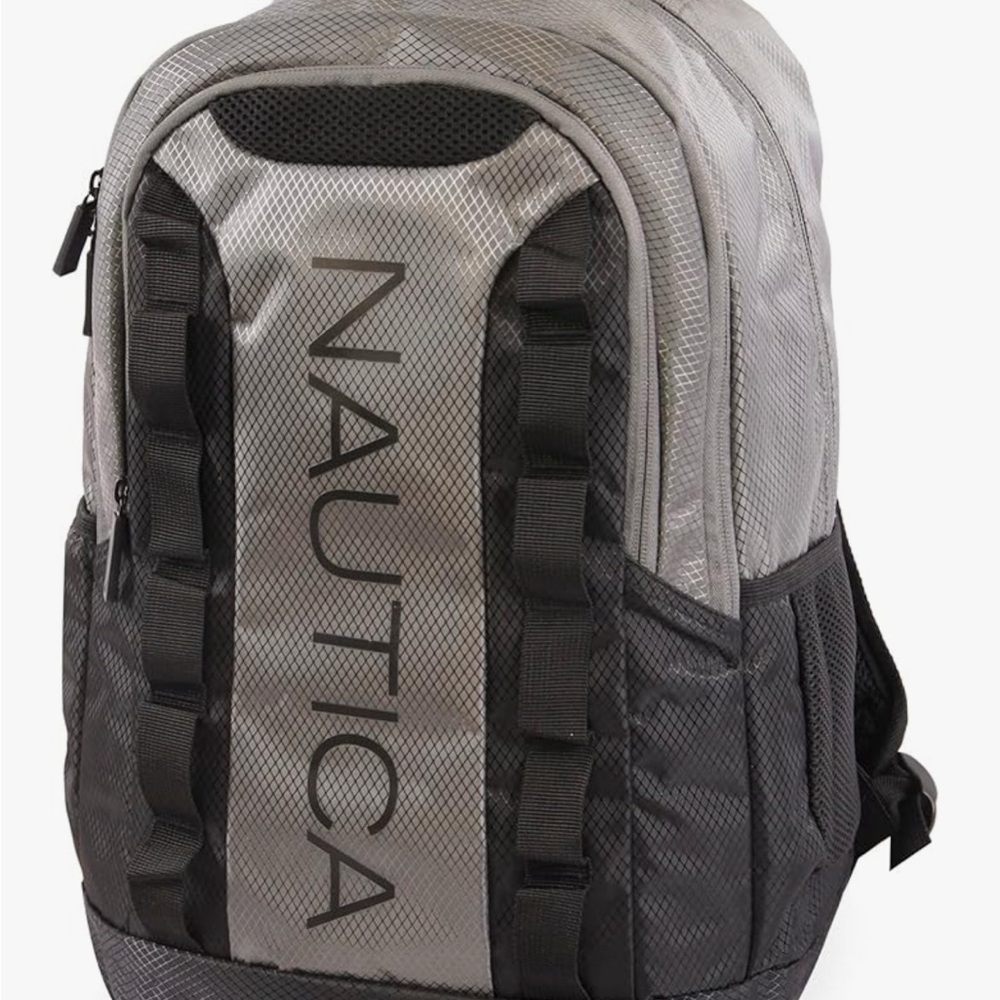 Nautica Backpack One Size Black and Gray